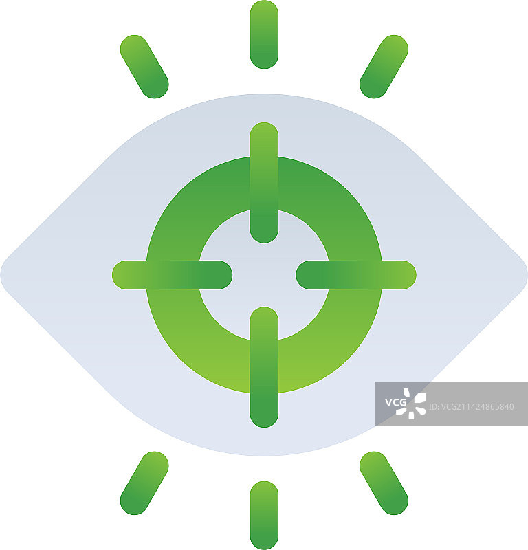 绿色愿景业务管理图标图片素材