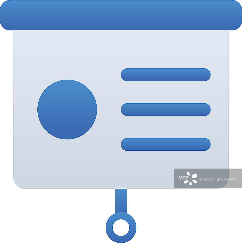 蓝色商务管理图标PPT模板图片素材