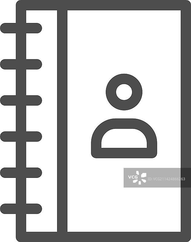 电话簿图标图片素材