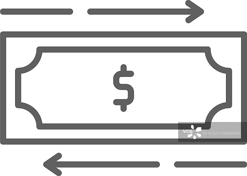 金融科技创业资金流黑色图标图片素材