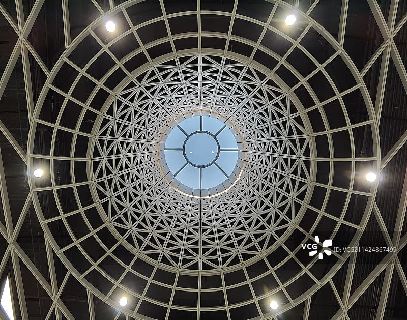 穹顶（深圳地铁线岗厦站）图片素材