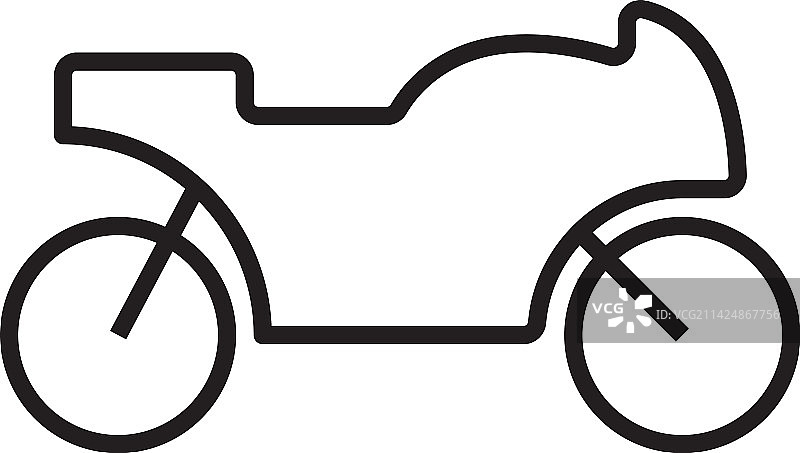 摩托车交通运输图标人物图片素材