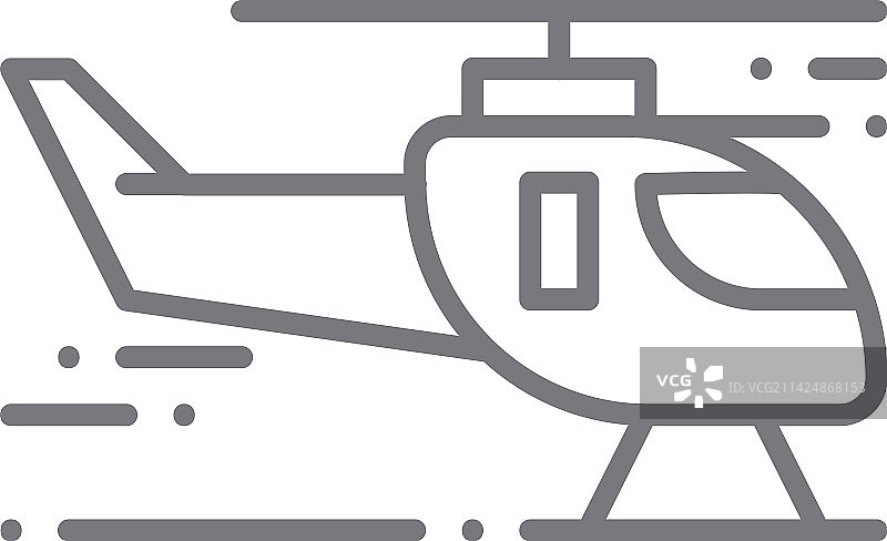 带有人物图标的直升机运输图标图片素材