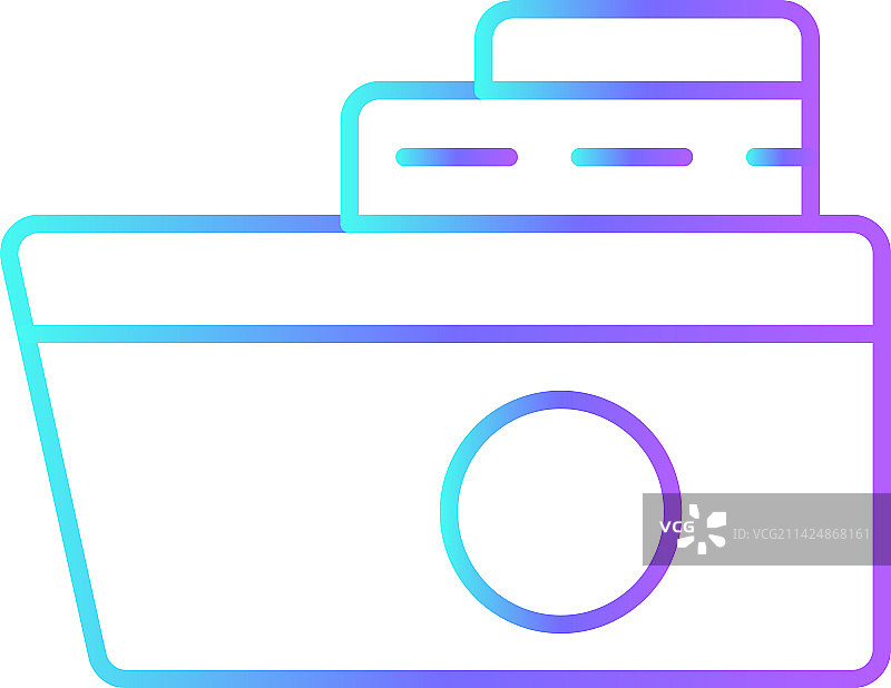 蓝色渐变船舶运输图标图片素材