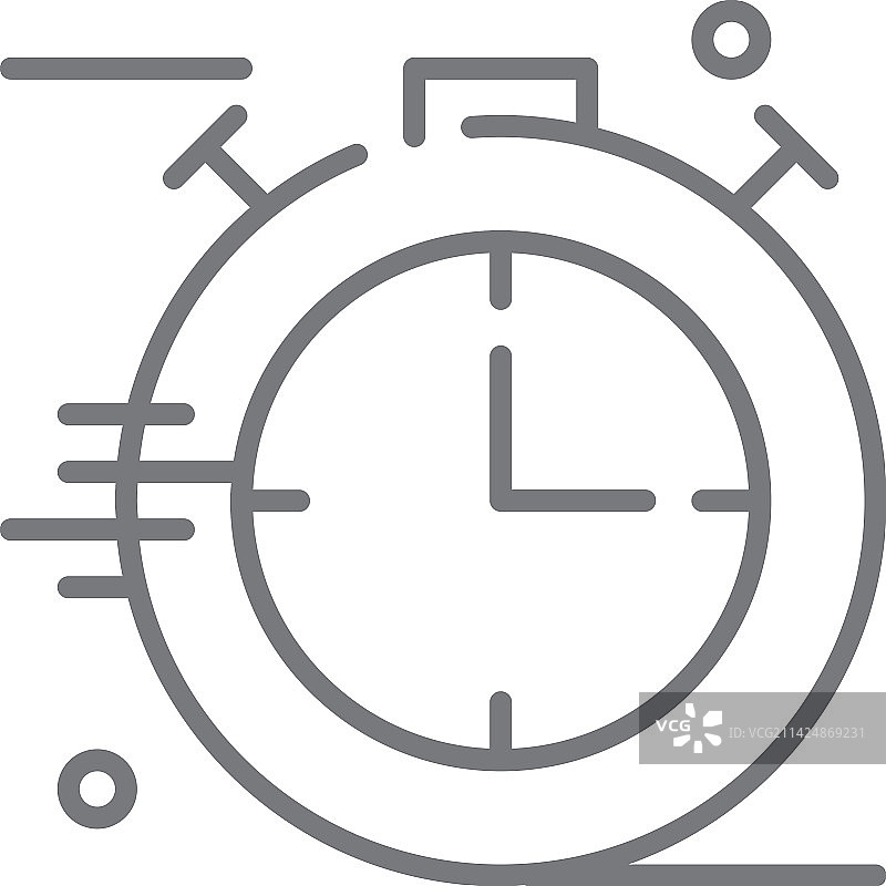 带黑色轮廓的快速响应反馈图标图片素材