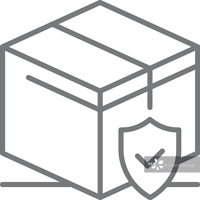 黑色保护交付服务图标图片素材