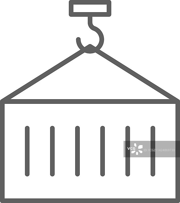 出口配送服务黑色轮廓图标图片素材