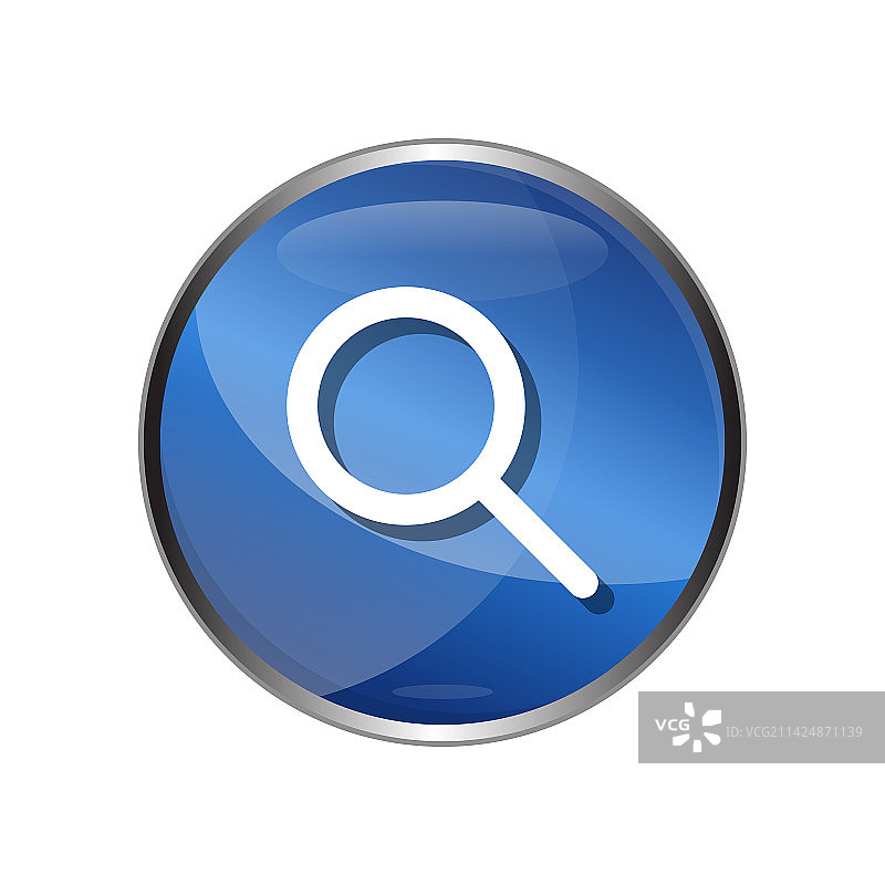 3D搜索图标矢量图片素材