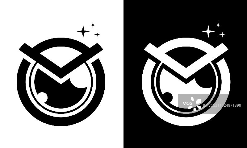 猫头鹰镜头Logo矢量图图片素材