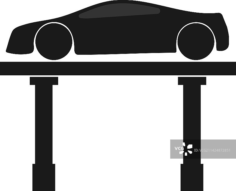 汽车升降液压图标图片素材