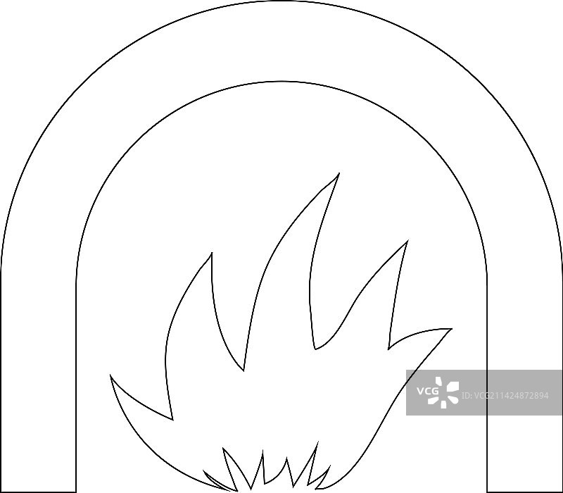 壁炉图标图片素材