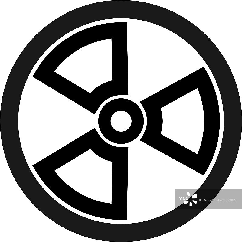 辐射图标图片素材