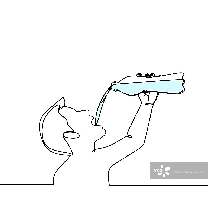 极简设计单线画图片素材