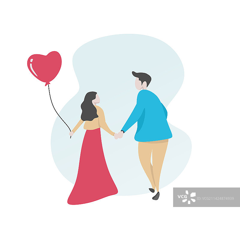 情侣情人节贺卡banner图片素材