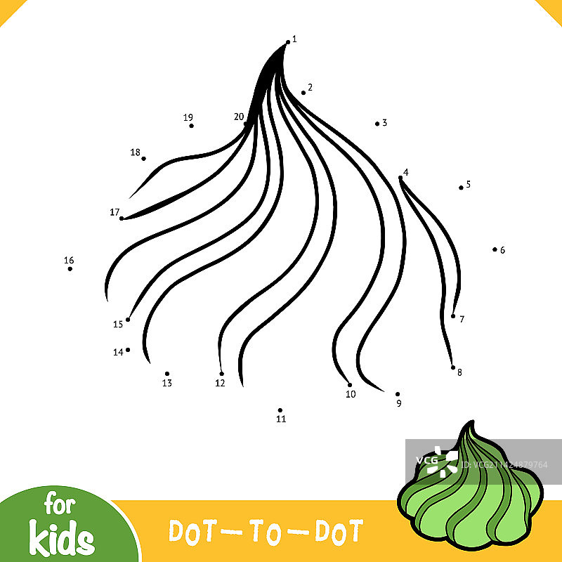 儿童芥末色数字游戏教育图片素材