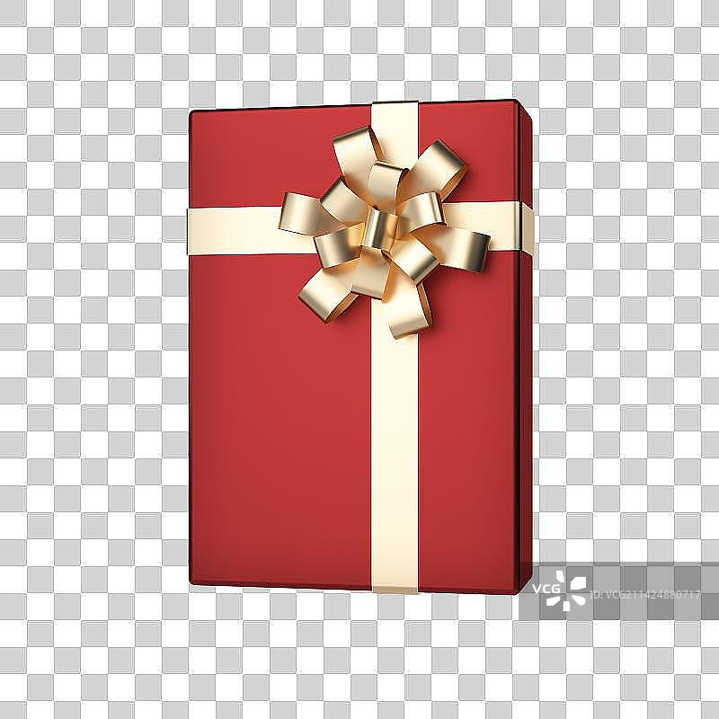 长方形3D渲染礼盒图片素材