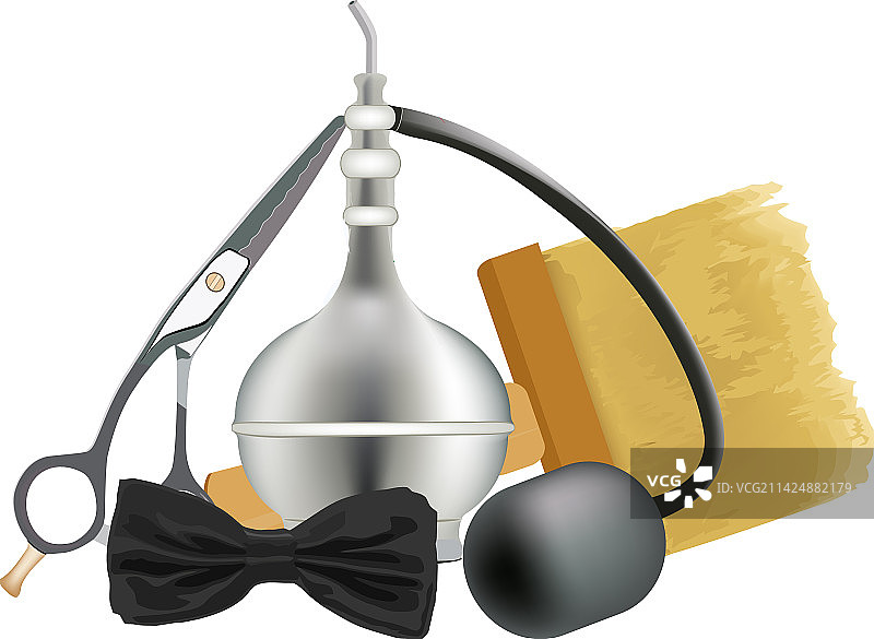 理发配件和男士仪容图片素材