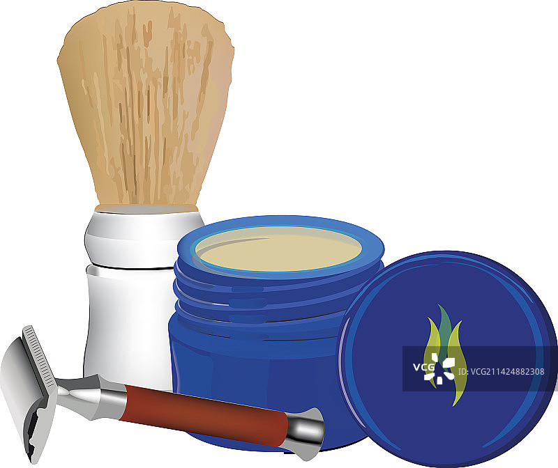 理发配件和男士仪容图片素材