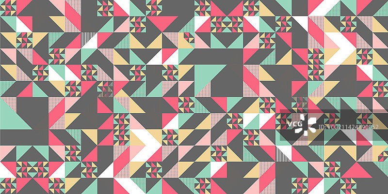 时尚三角形彩色图案背景图片素材