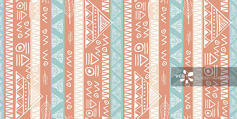 带条纹的阿兹特克图案图片素材