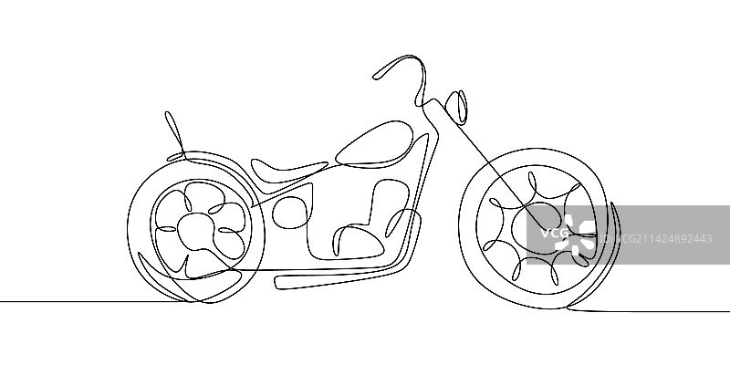 直升机连续线条画图片素材