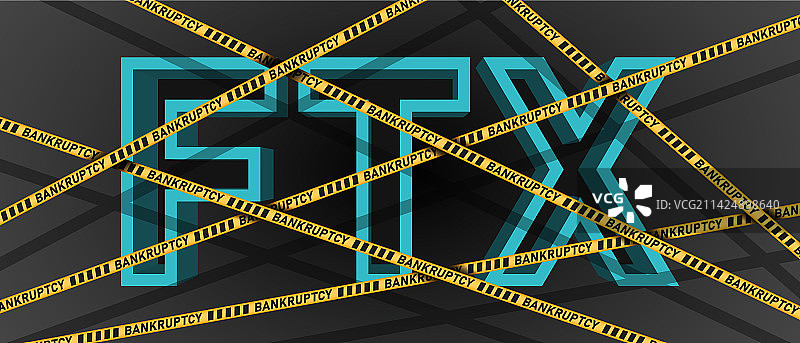 金融宣传banner 3D字母FTX图片素材