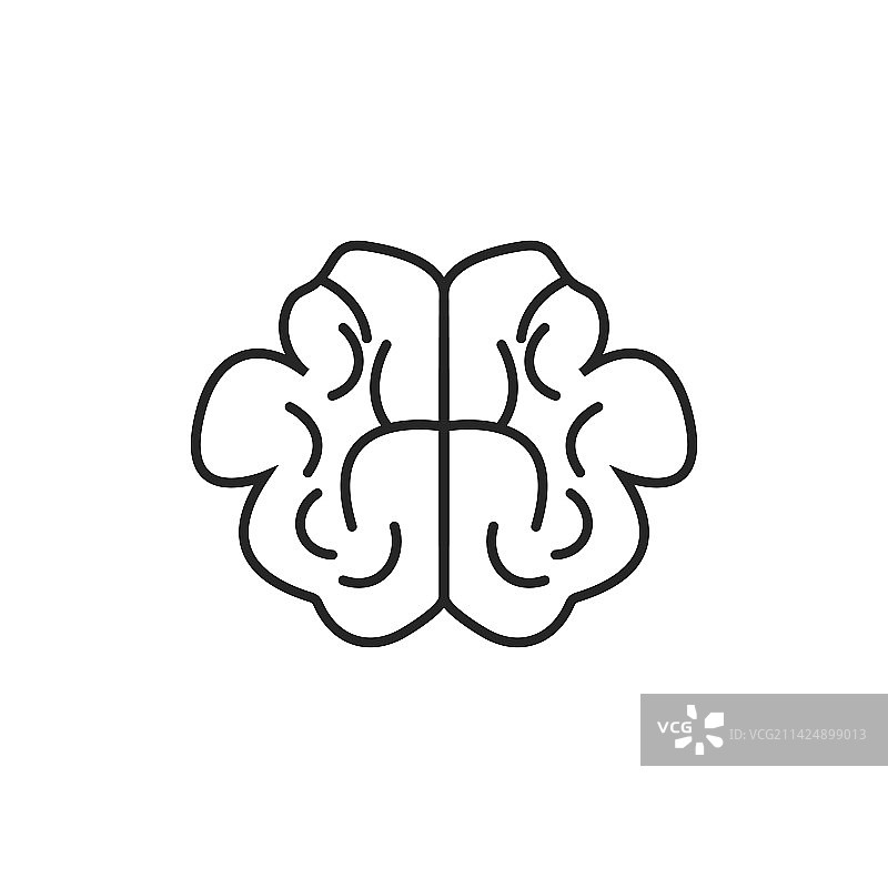 人脑图标设计图片素材