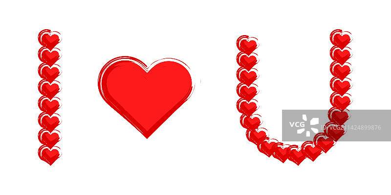 情人节我爱你消息图标图片素材