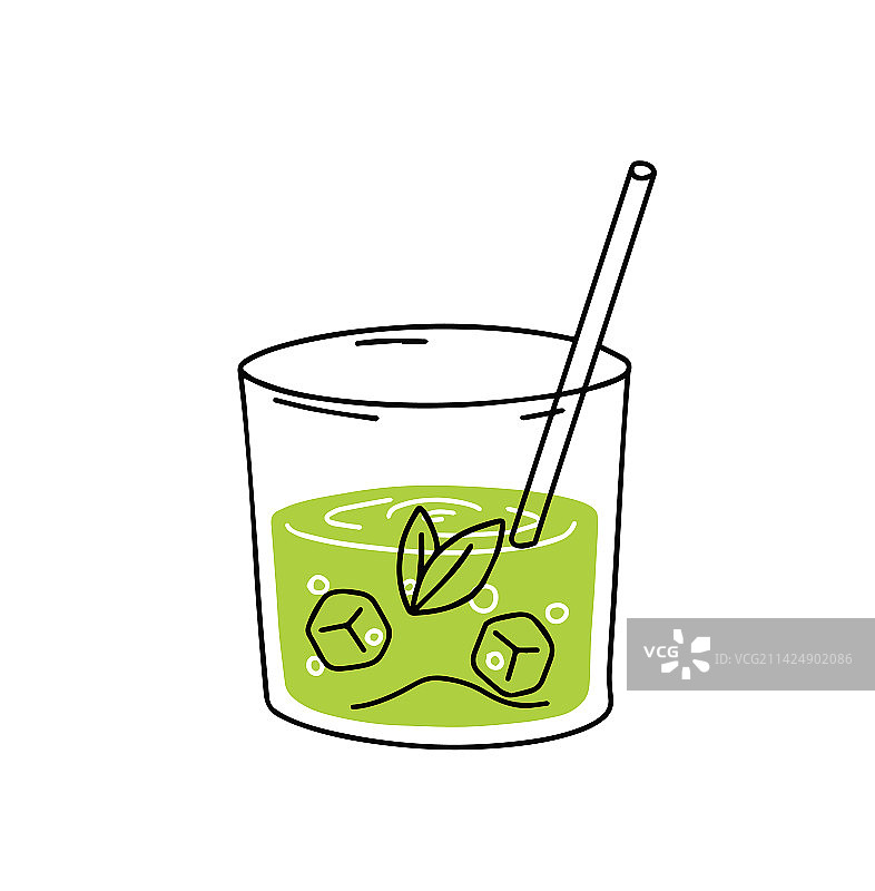 绿色茶饮图片素材