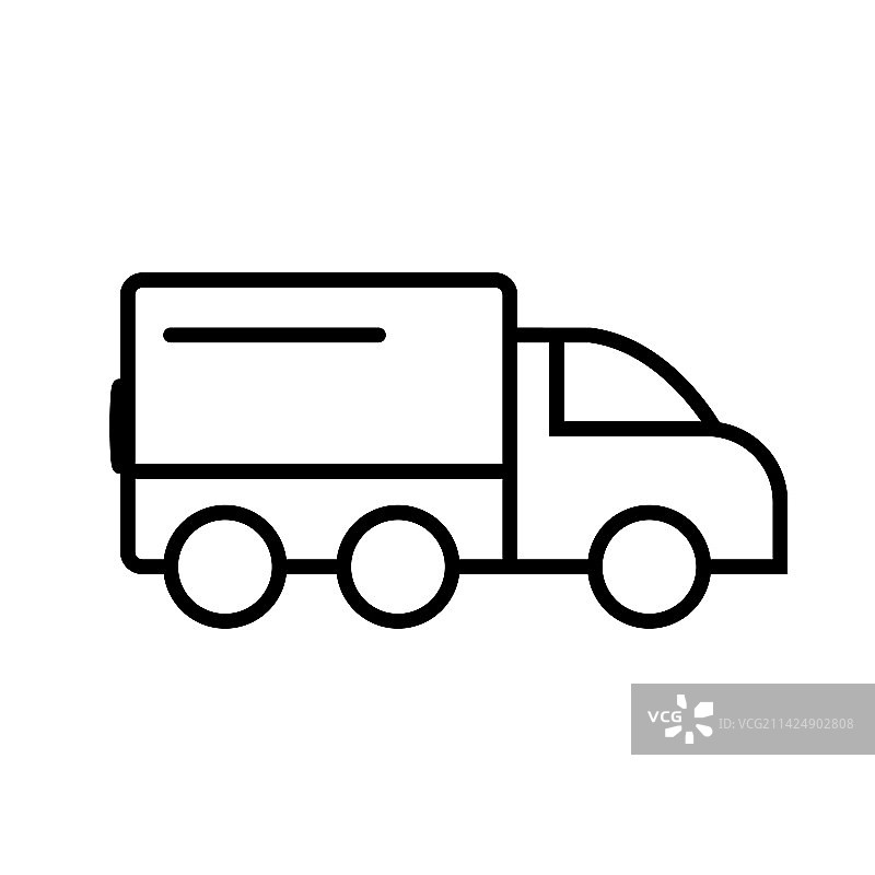货运图标配送卡车图标图片素材