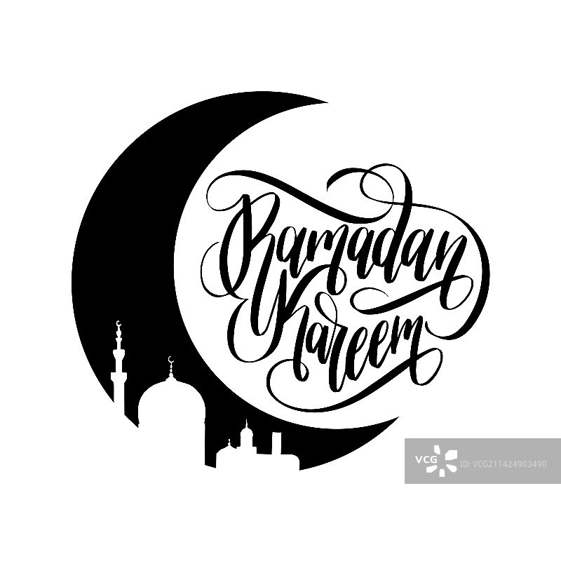 斋月节庆贺图案设计图片素材