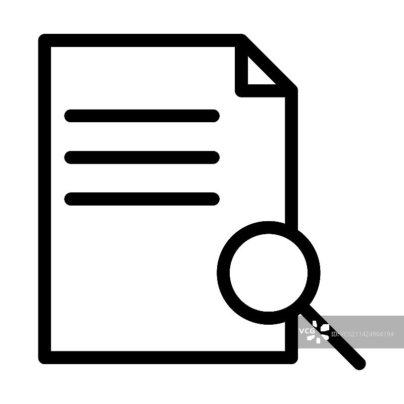 研究粗线图标图片素材