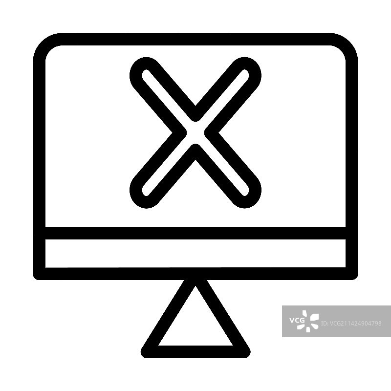 错误粗线图标图片素材