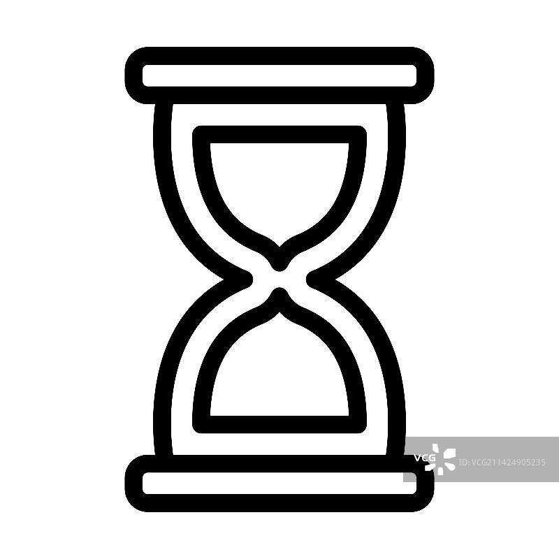沙漏粗线条图标图片素材