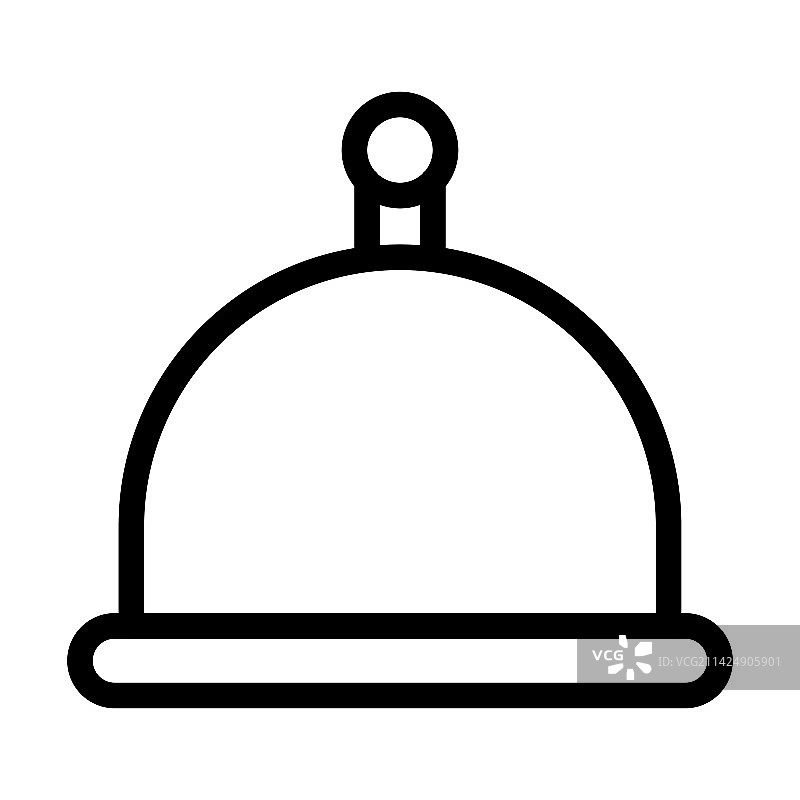 餐具厚线条图标图片素材