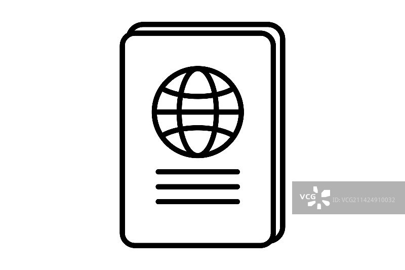 与旅游相关的护照图标图片素材