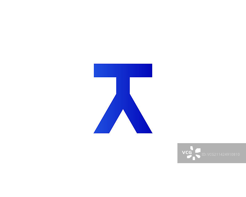 TA字母标志设计图片素材