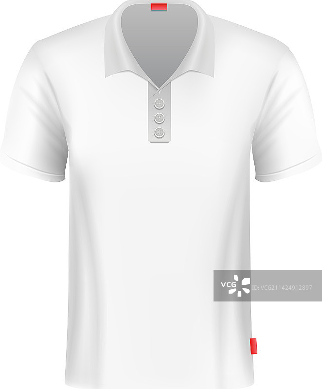 纯色T恤样机棉质服装逼真效果图片素材