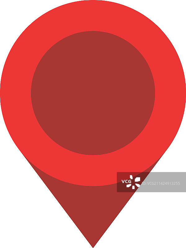 红色地图图钉位置指针地理标志图片素材