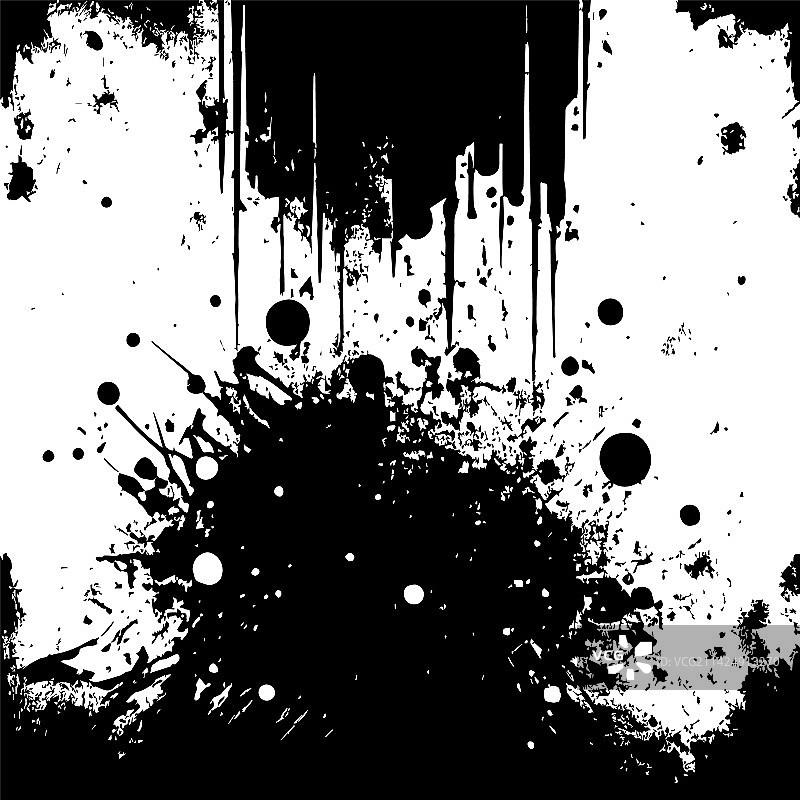 抽象纹理背景：黑白做旧图片素材