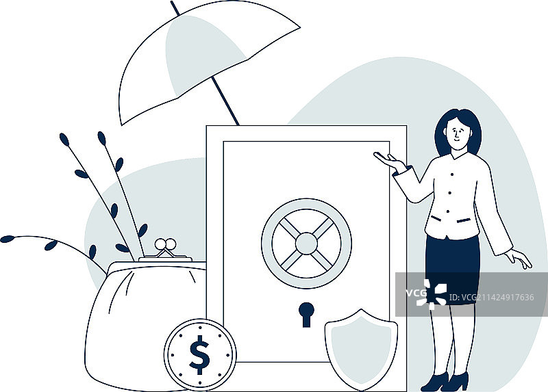 个人金融安全保障图片素材