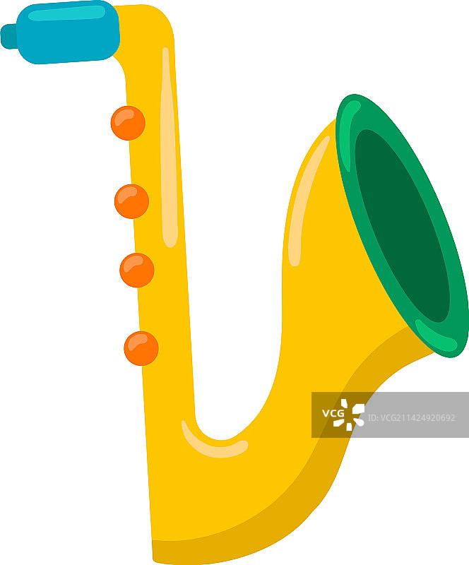 萨克斯乐器图标图片素材