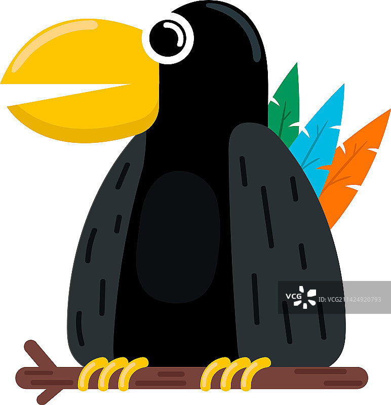 巨嘴鸟图标图片素材