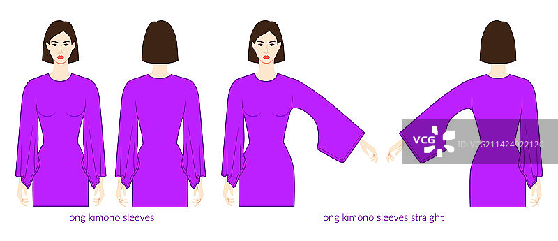 长袖和服图片素材