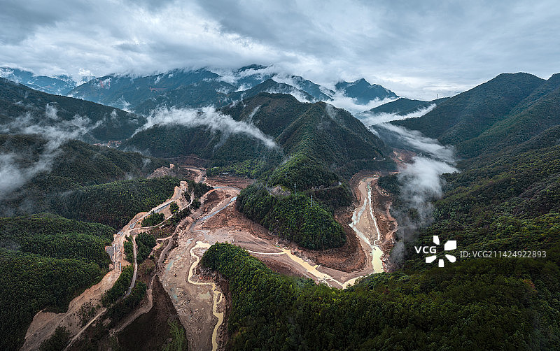 丽水庆元县山水图片素材