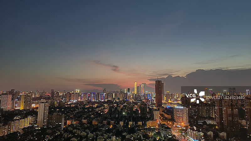 长沙城市夜景风光图片素材