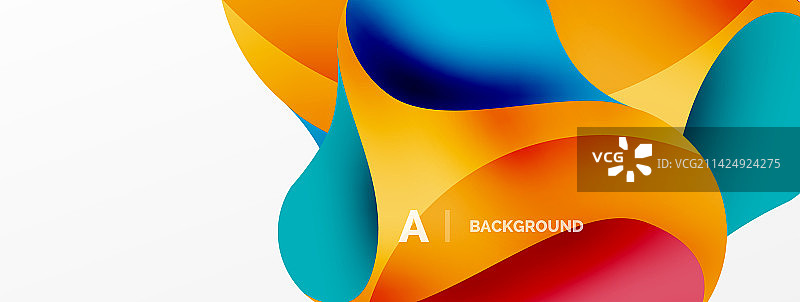 流动的几何形状极简抽象图片素材