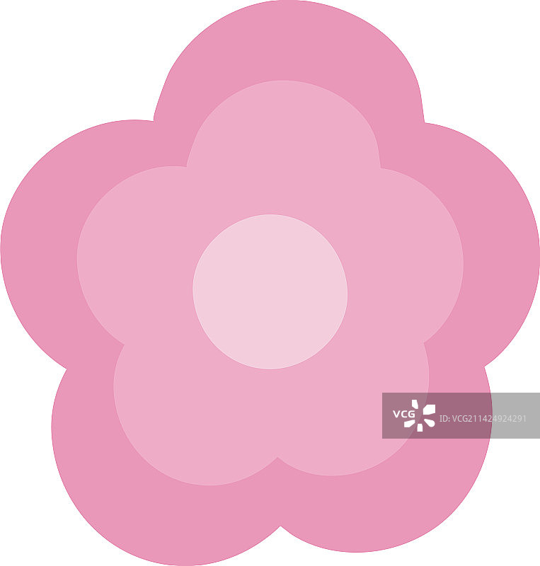 粉色花朵图标图片素材