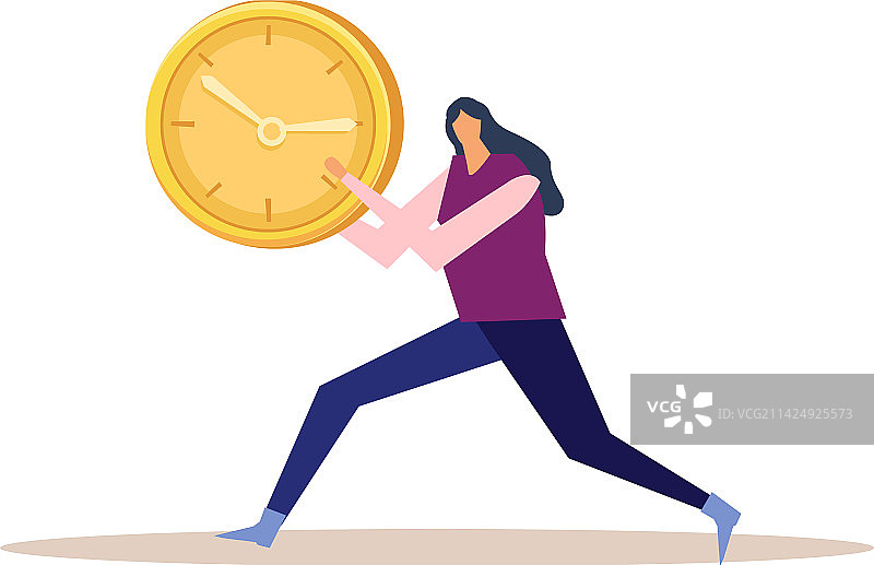 高效的管理者时钟图片素材