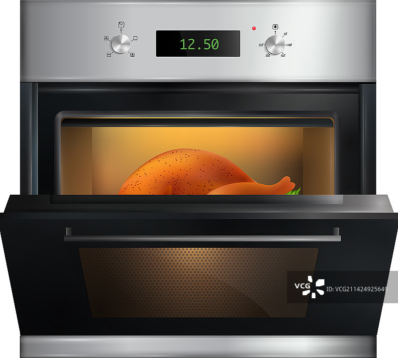 厨房烤箱构成图片素材